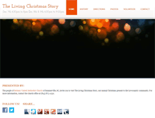 Tablet Screenshot of livingchristmasstory.com